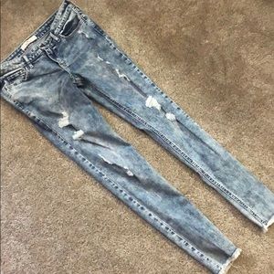 Hollister denim skinny jeans size 5